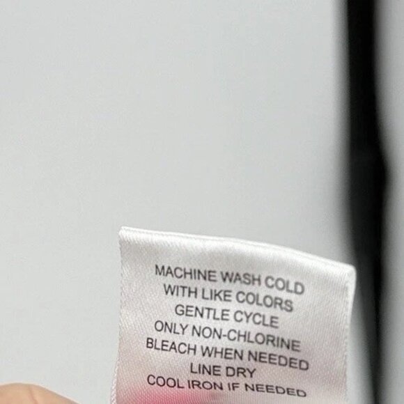 Ecothreads Flutter Sleeve Ribbed Floral Swing Dress Sz L Stretch Comfort Boho - Picture 6 of 9